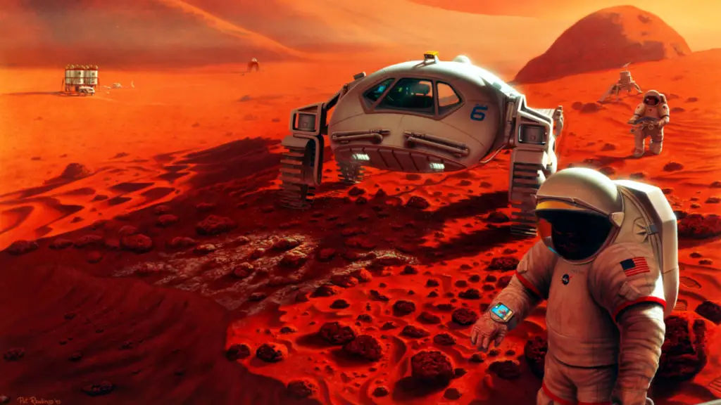 when will NASA send humans to mars?