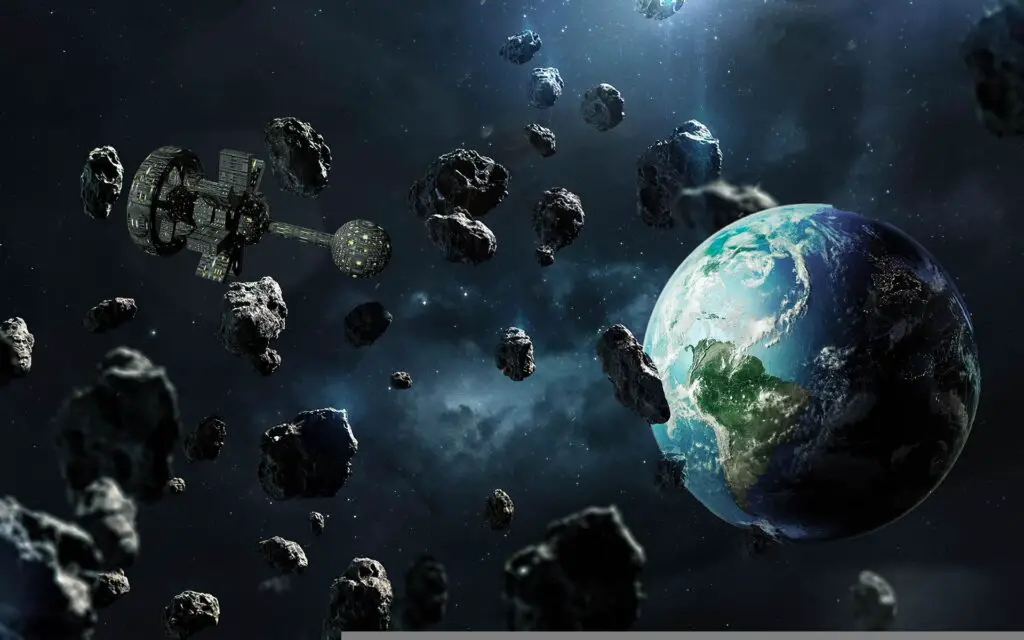 Asteroid impacts on earth