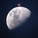 moon eclipse Mars